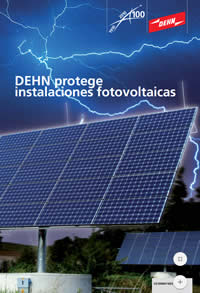 Protección contra rayos para fotovoltaica