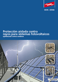 Protección aislada contra rayos para sistemas fotovoltaicos