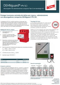 Supresor rayo y sobretensión DEHNguard® YPV SCI