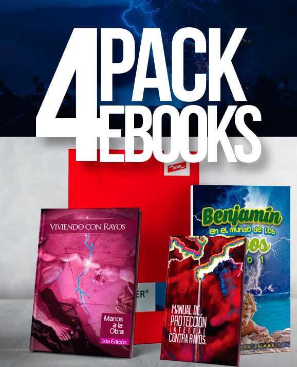 Pack x4 eBooks sobre rayos